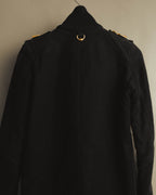 “GUCCI” Late 00’s military detail cotton long jacket
