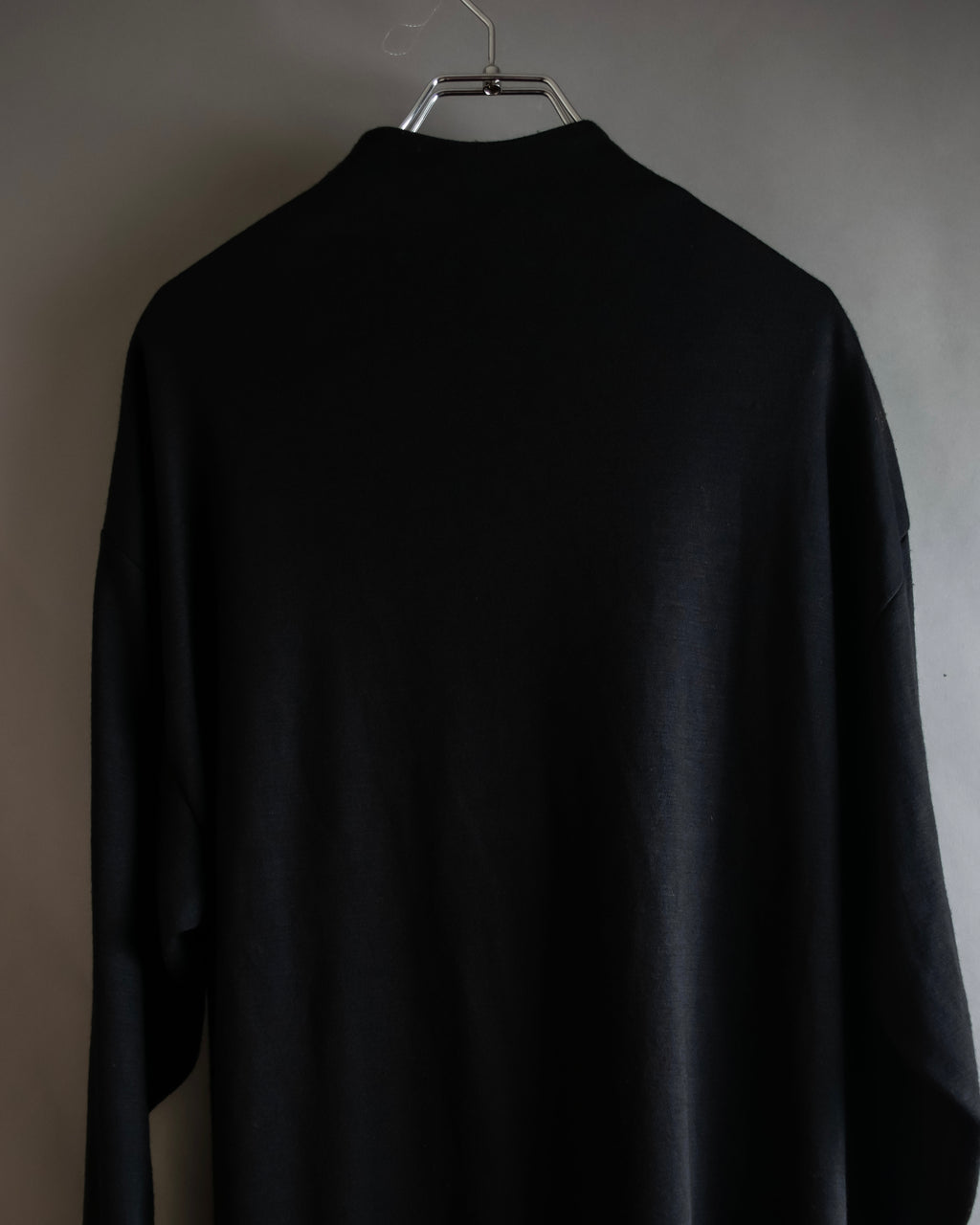 "LANVIN" Asymmetrical shoulder button design long dress