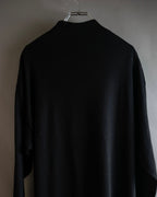 "LANVIN" Asymmetrical shoulder button design long dress