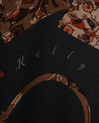 “Hermès” 2007 Kelly en calèche silk scarf