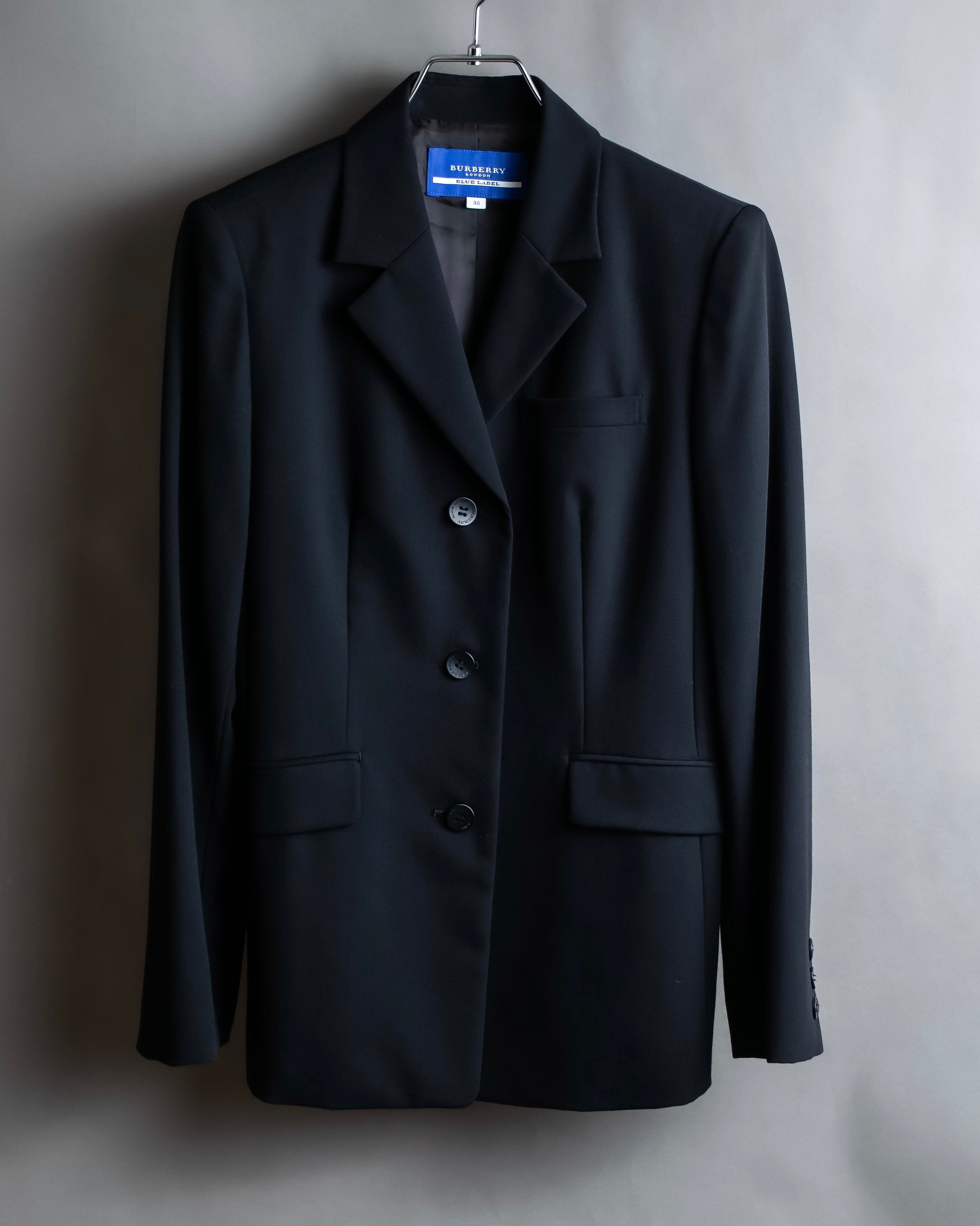 "BURBERRY Blue Label" 3 button waist shaped lightweight tailored jacket