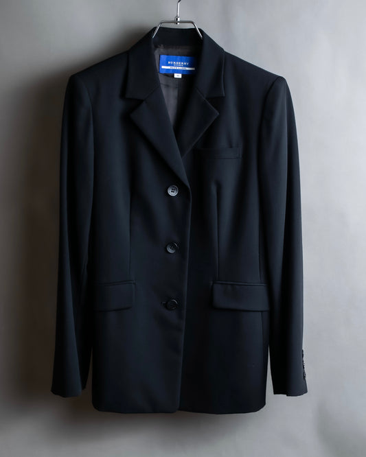 "BURBERRY Blue Label"  3 button waist shaped lightweight tailored jacket