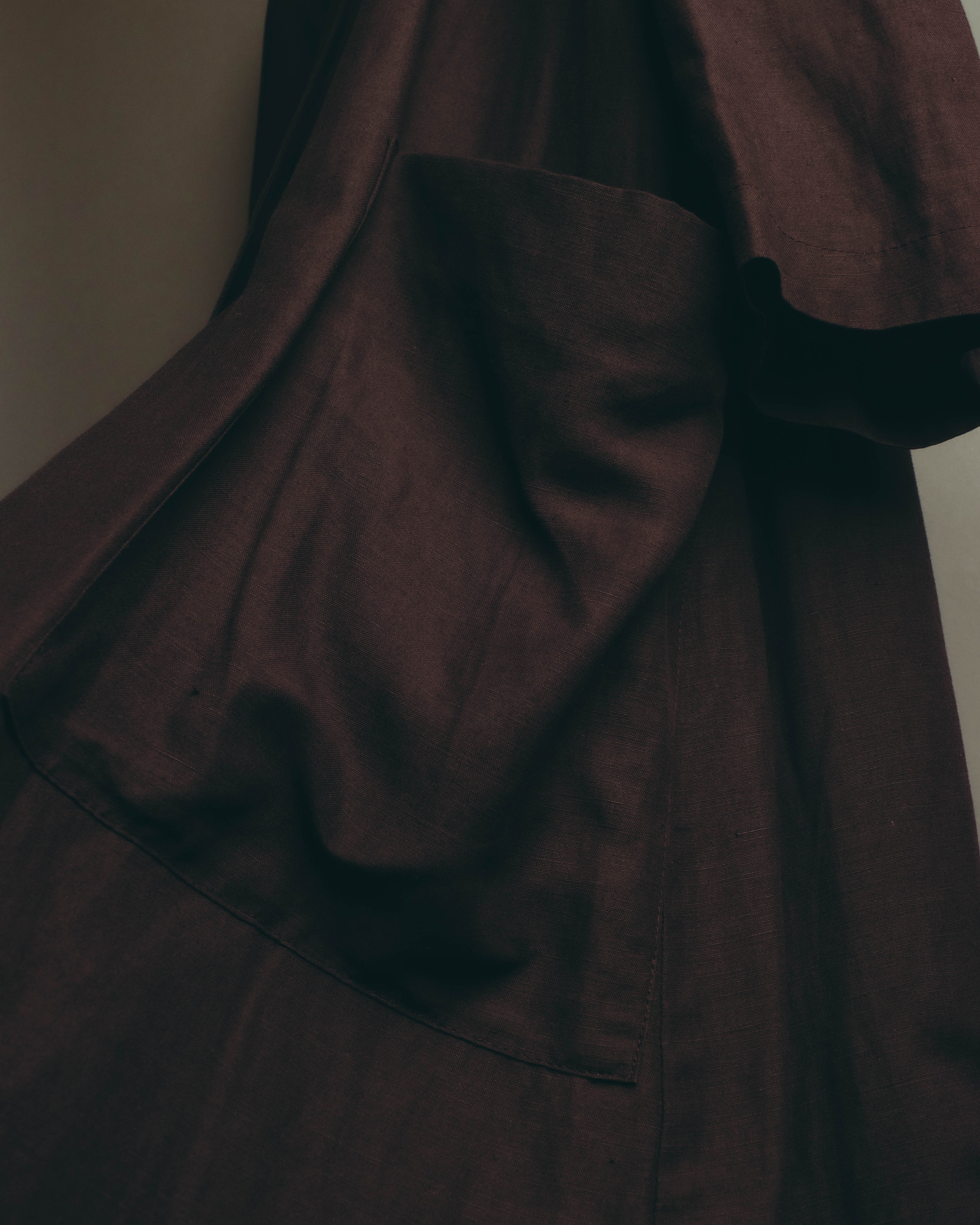-SPECIAL- “DRIES VAN NOTEN” 90’s–00’s Rayon linen tailored long jacket and shorts set up