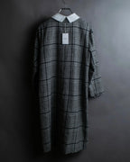 "MACKINTOSH" Glen check pattern straight line dress