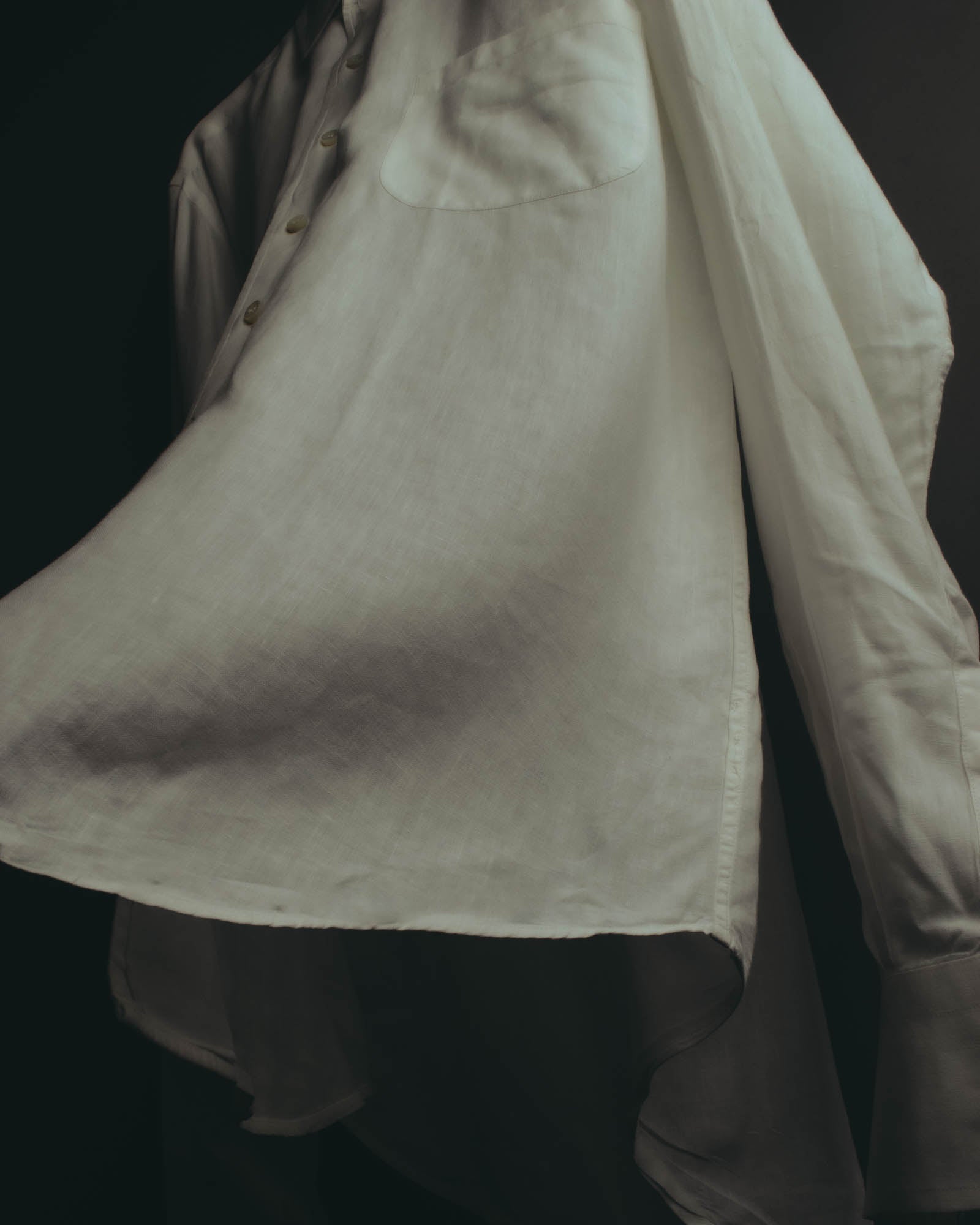 "Loro Piana" Lightweight linen long sleeve shirt