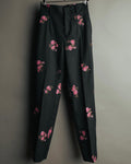 “RED VALENTINO” 2020 Floral jacquard tapered trousers