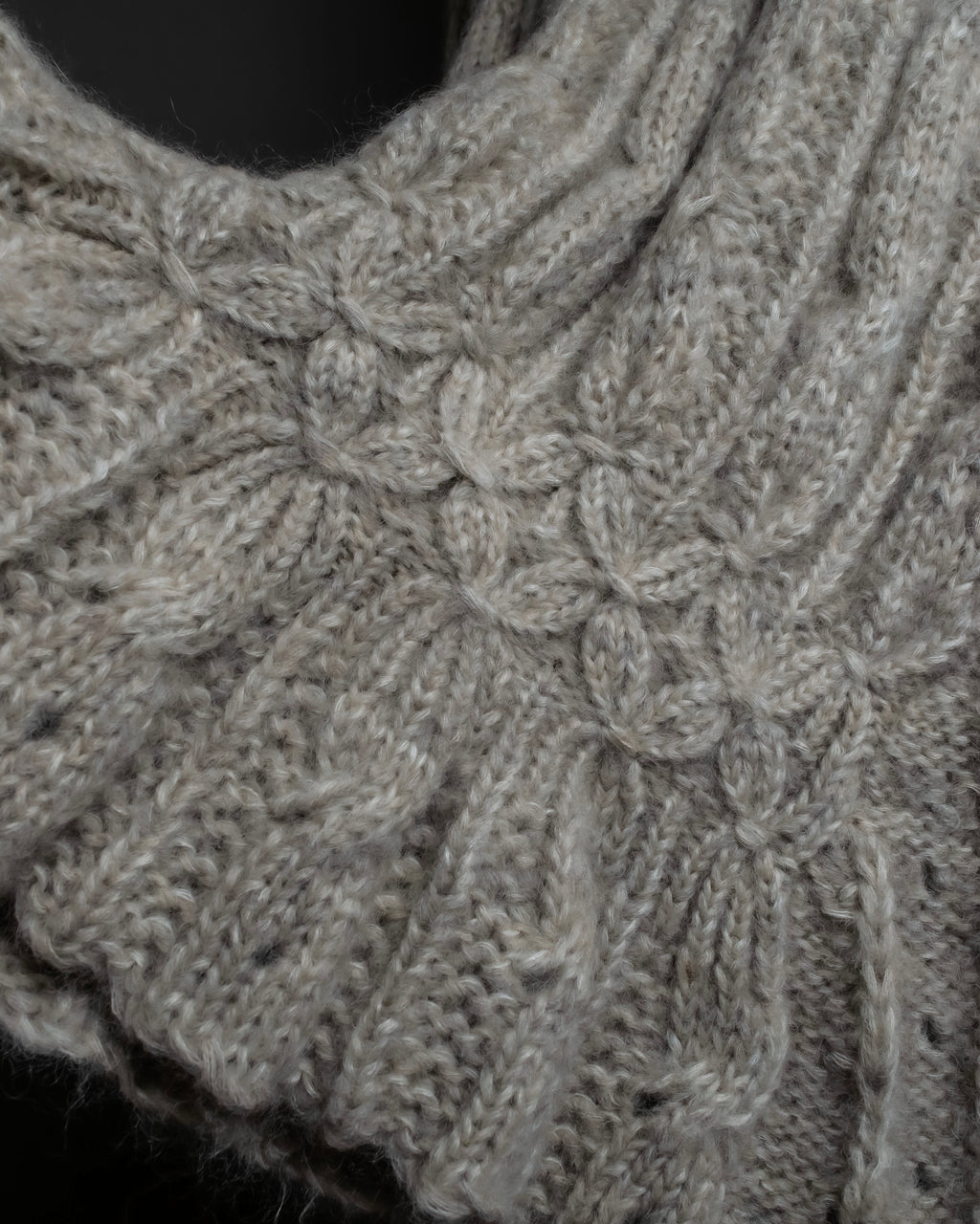 "ERMANNO SCERVINO" Three-dimensional knit long cardigan