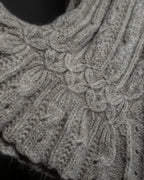 "ERMANNO SCERVINO" Three-dimensional knit long cardigan