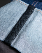 "BOTTEGA VENETA" Wide straight silhouette fisherman denim pants