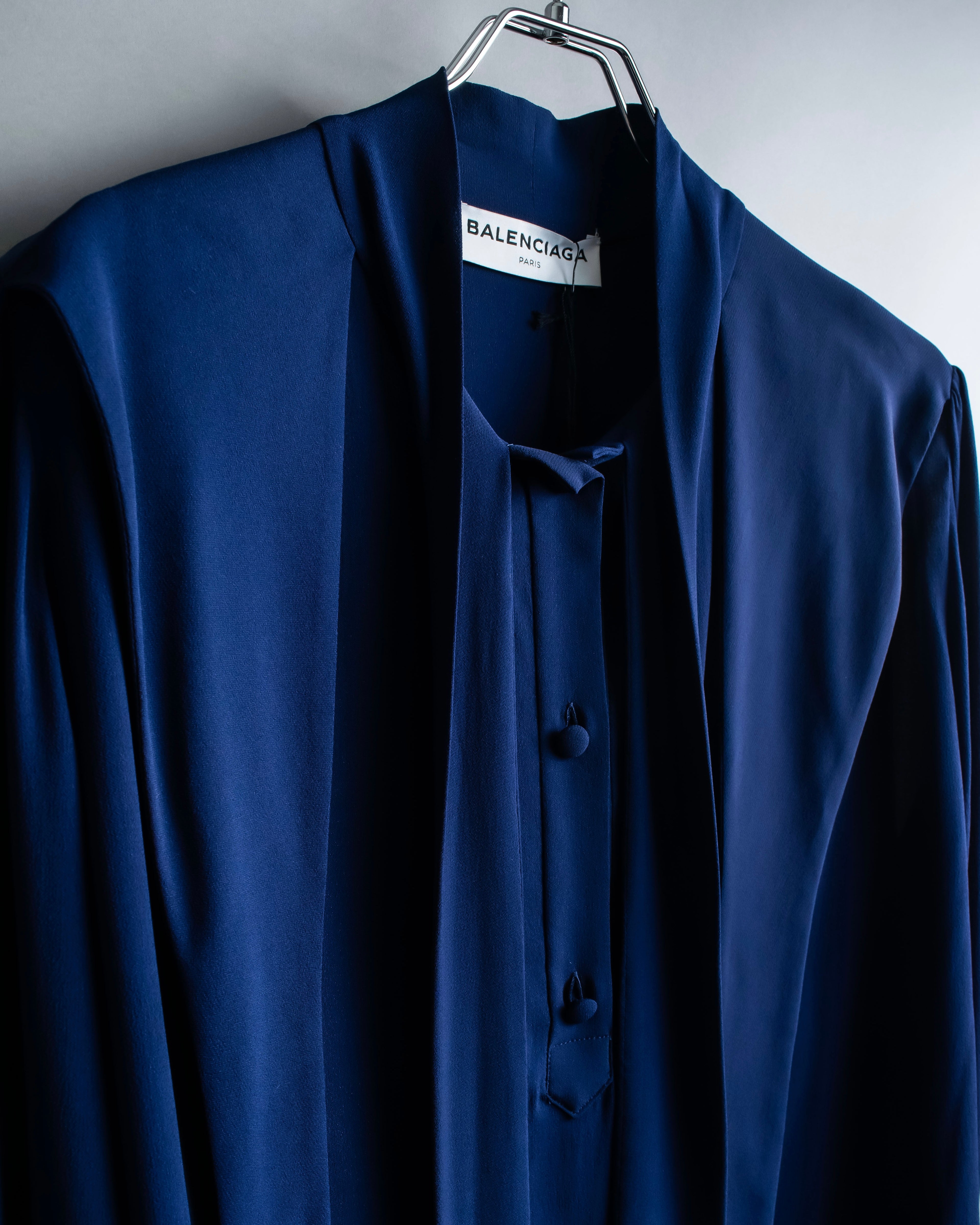 "BALENCIAGA" 16AW Pussy bow sailor shirt