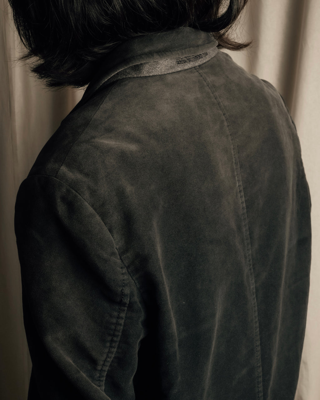 "BURBERRY" Garment dyed faded hunting design coat