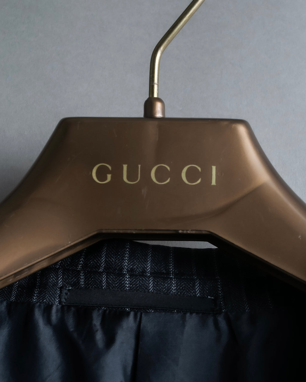 "GUCCI" Thin stripe pattern oversized jacket