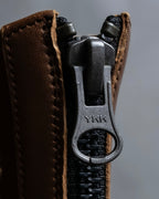 "MARNI" Geometric cut heel leather boots