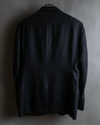 "PAUL SMITH" Satin-switched striped tailored jacket