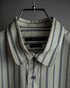 "GUCCI" Diamond jacquard striped shirt
