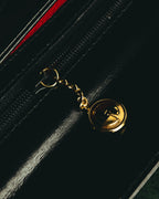 "GUCCI" 90's Structured leather top handle handbag