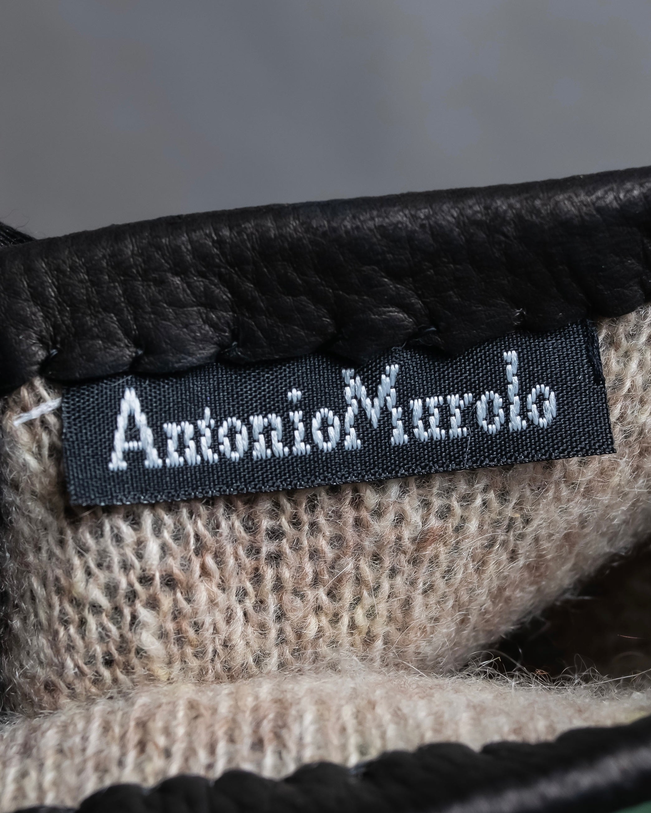 "Antonio Murolo" Deerskin signature leather gloves