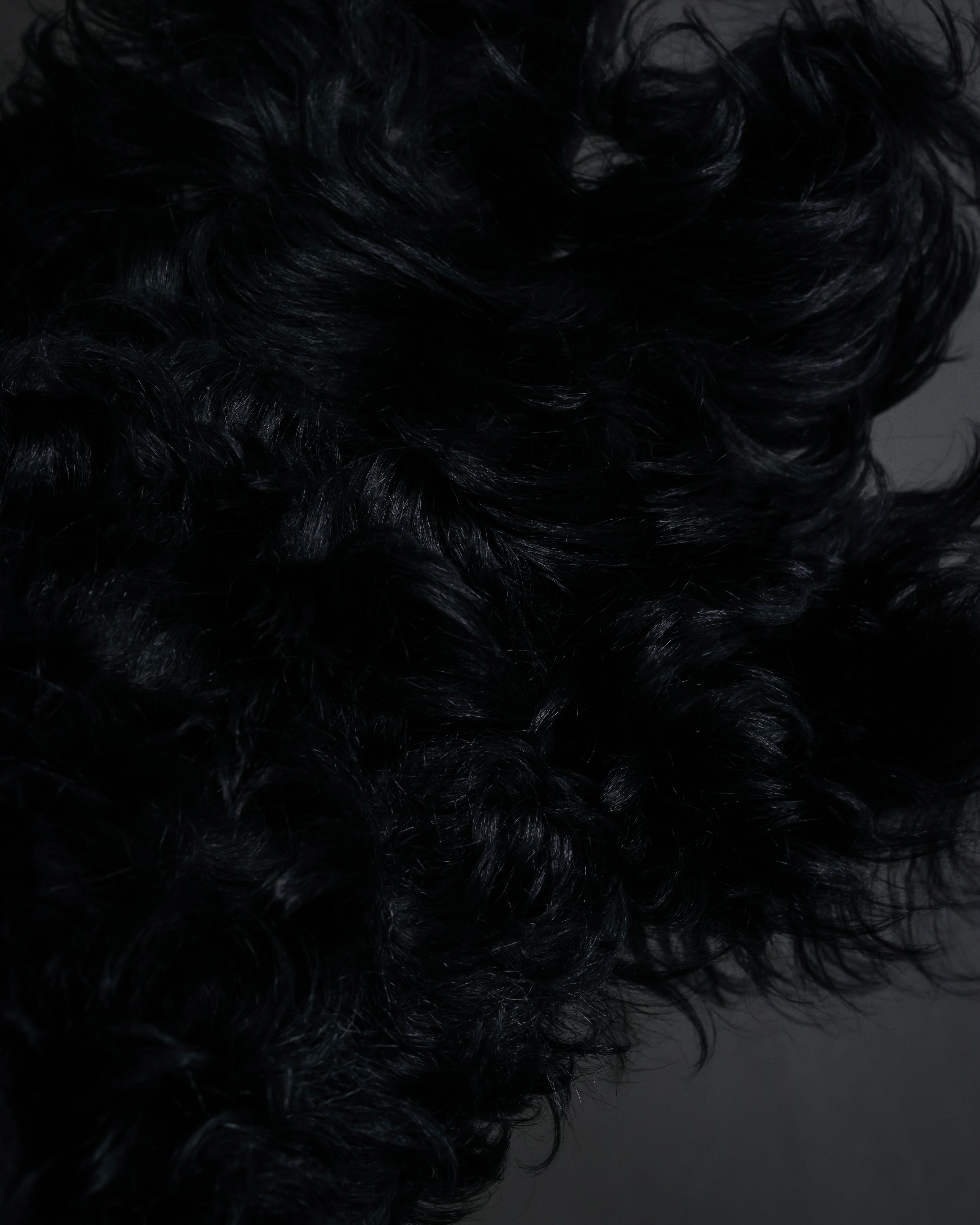 "BOTTEGA VENETA" Long-haired fur design leather gloves