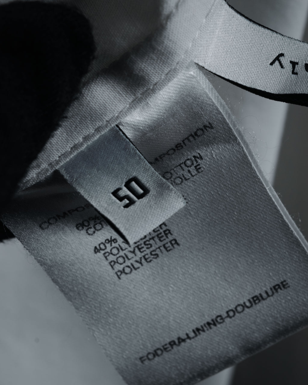 –SPECIAL– "BALENCIAGA" 2005-06’s Round collar chin tab paneled dress shirt