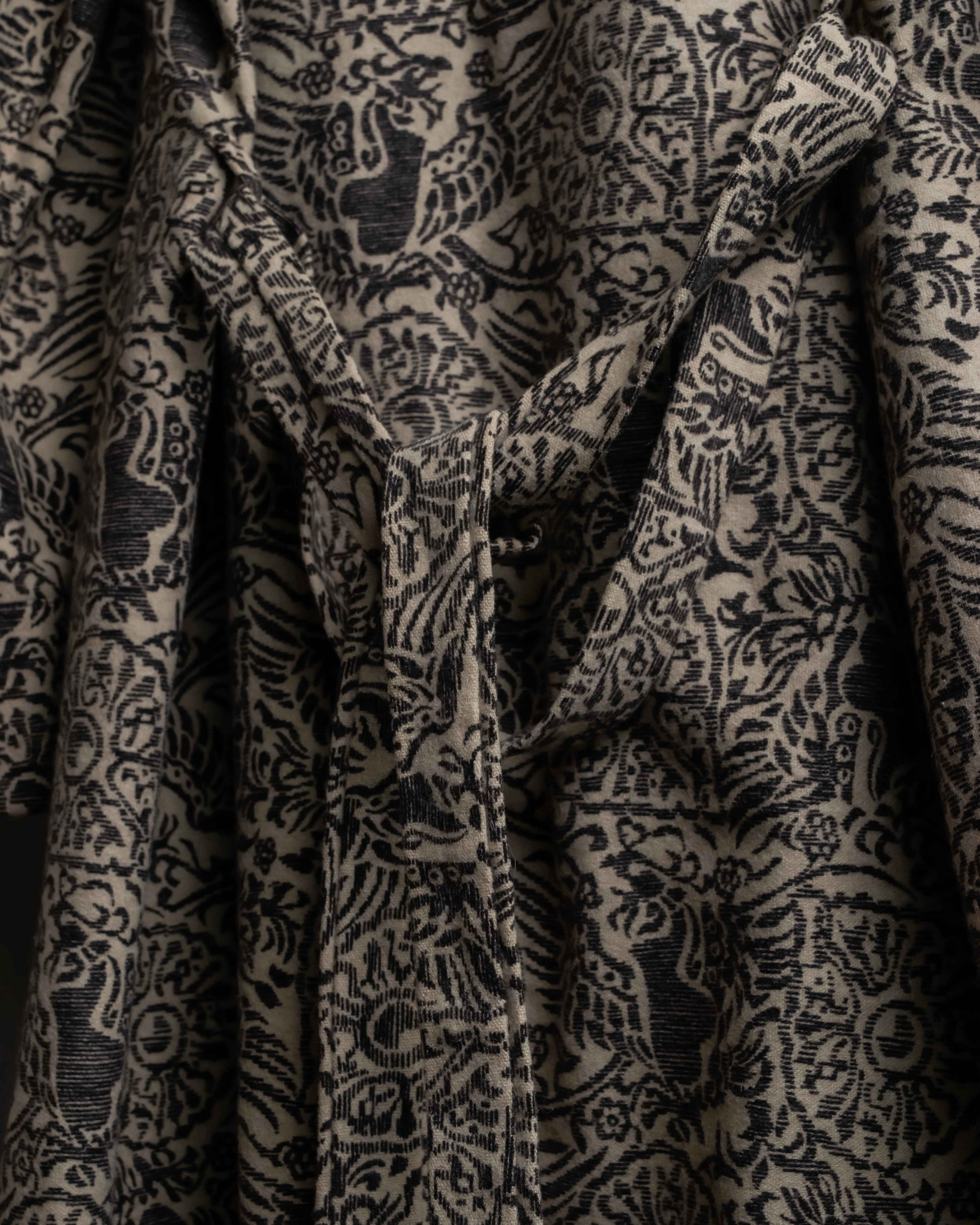 Vintage gobelin oversized gown coat