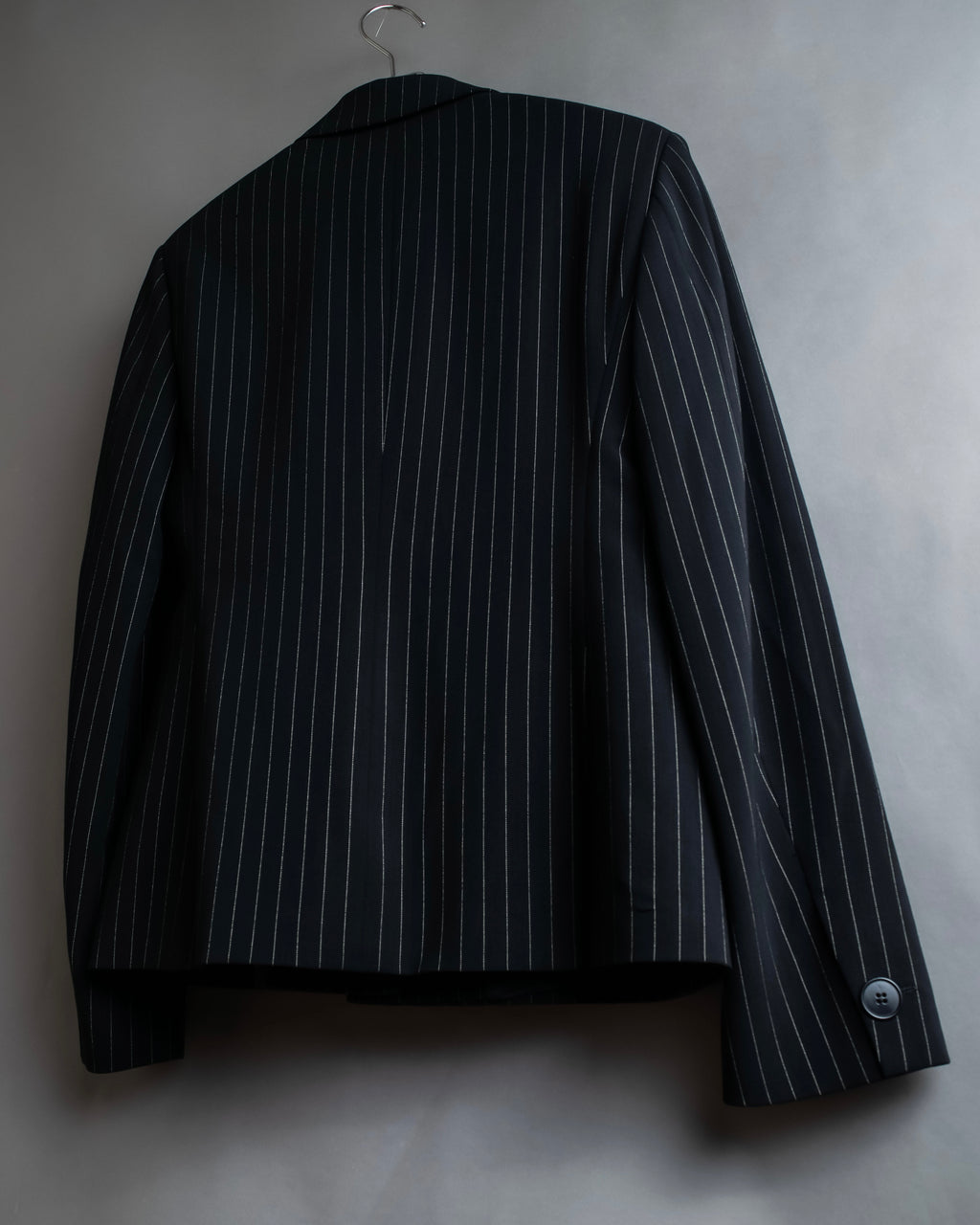 "Max Mara" Pinstripe short length tailored jacket