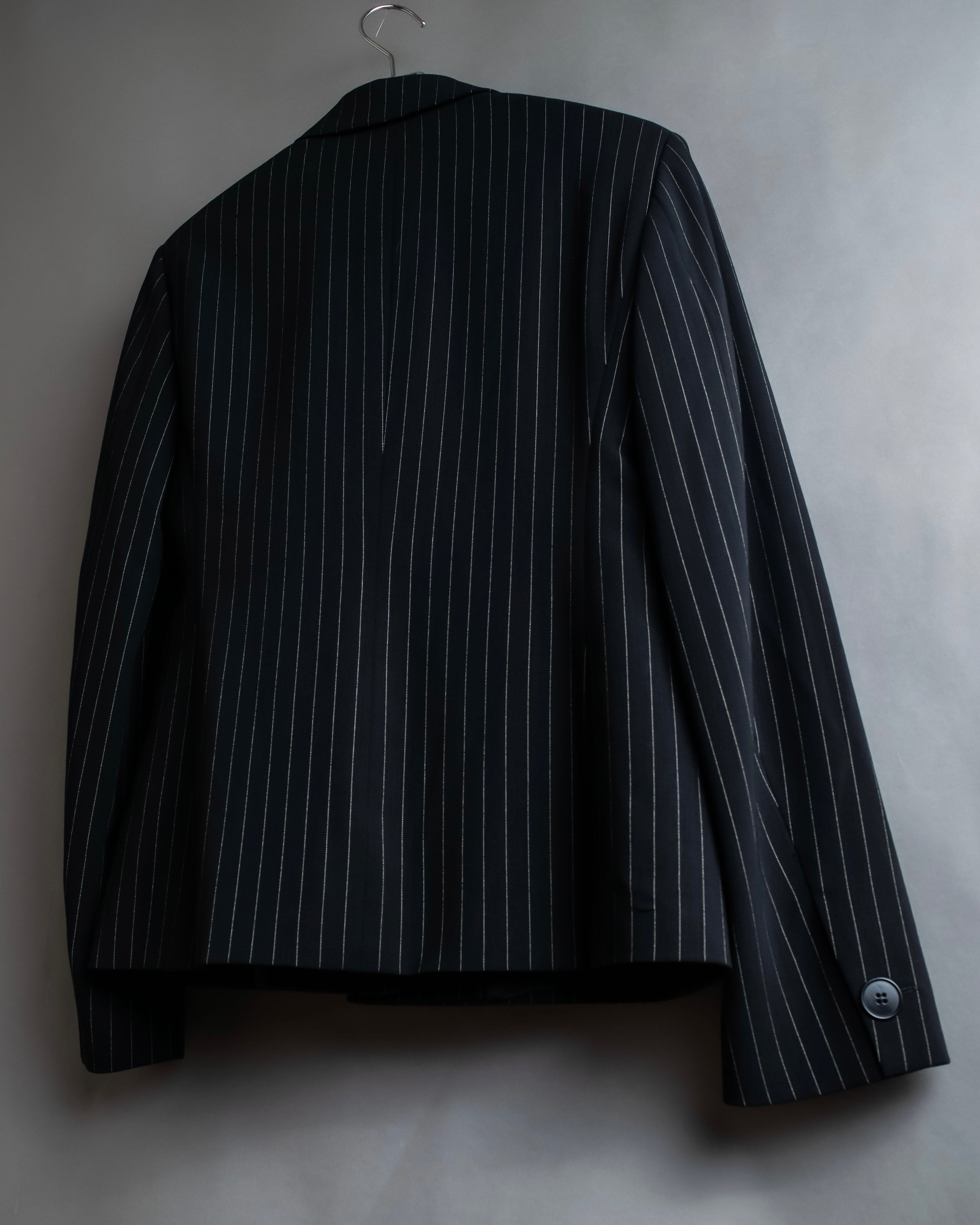 "Max Mara" Pinstripe short length tailored jacket