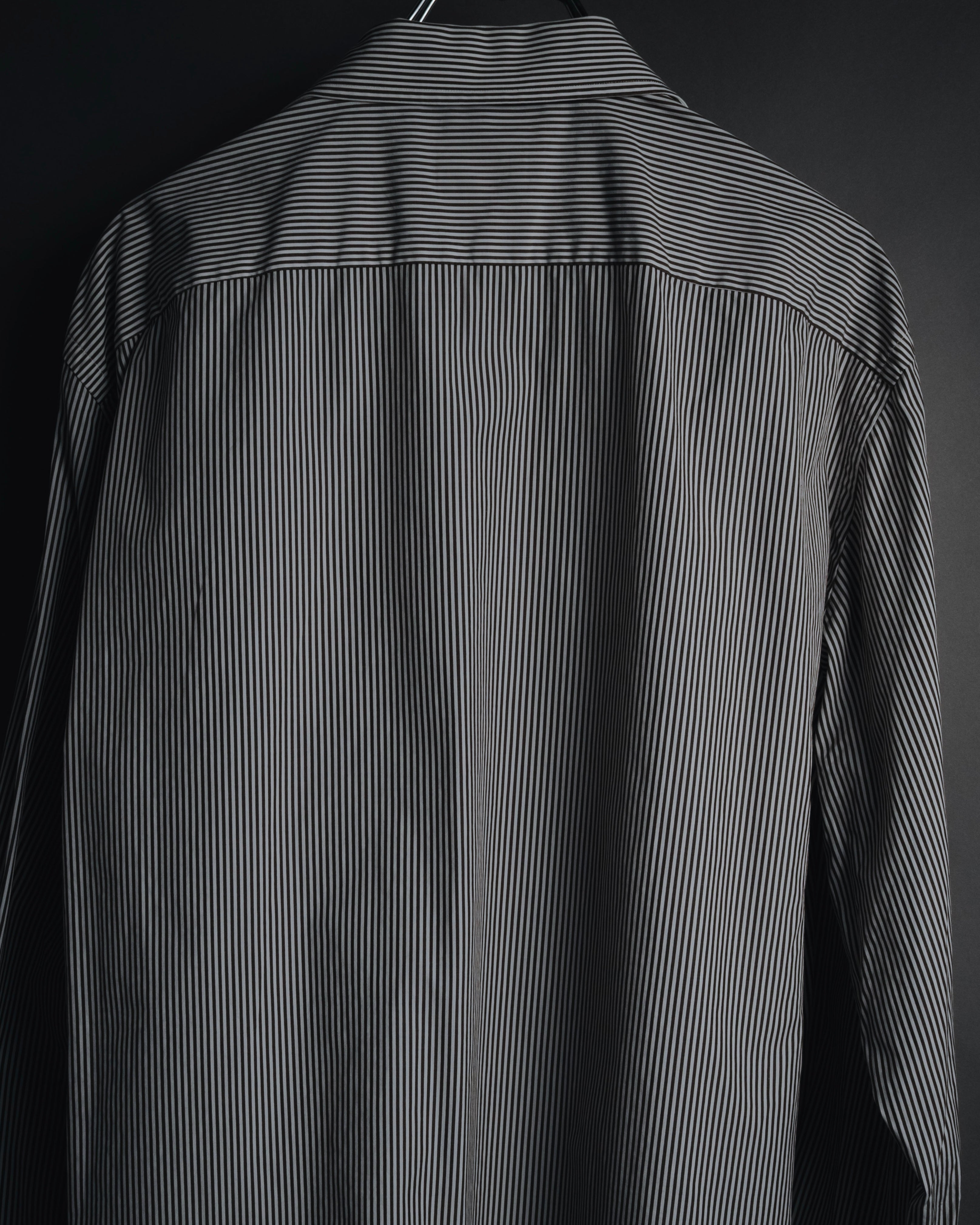 "Ermenegildo Zegna" 2010’s mother-of-pearl button london stripe shirt