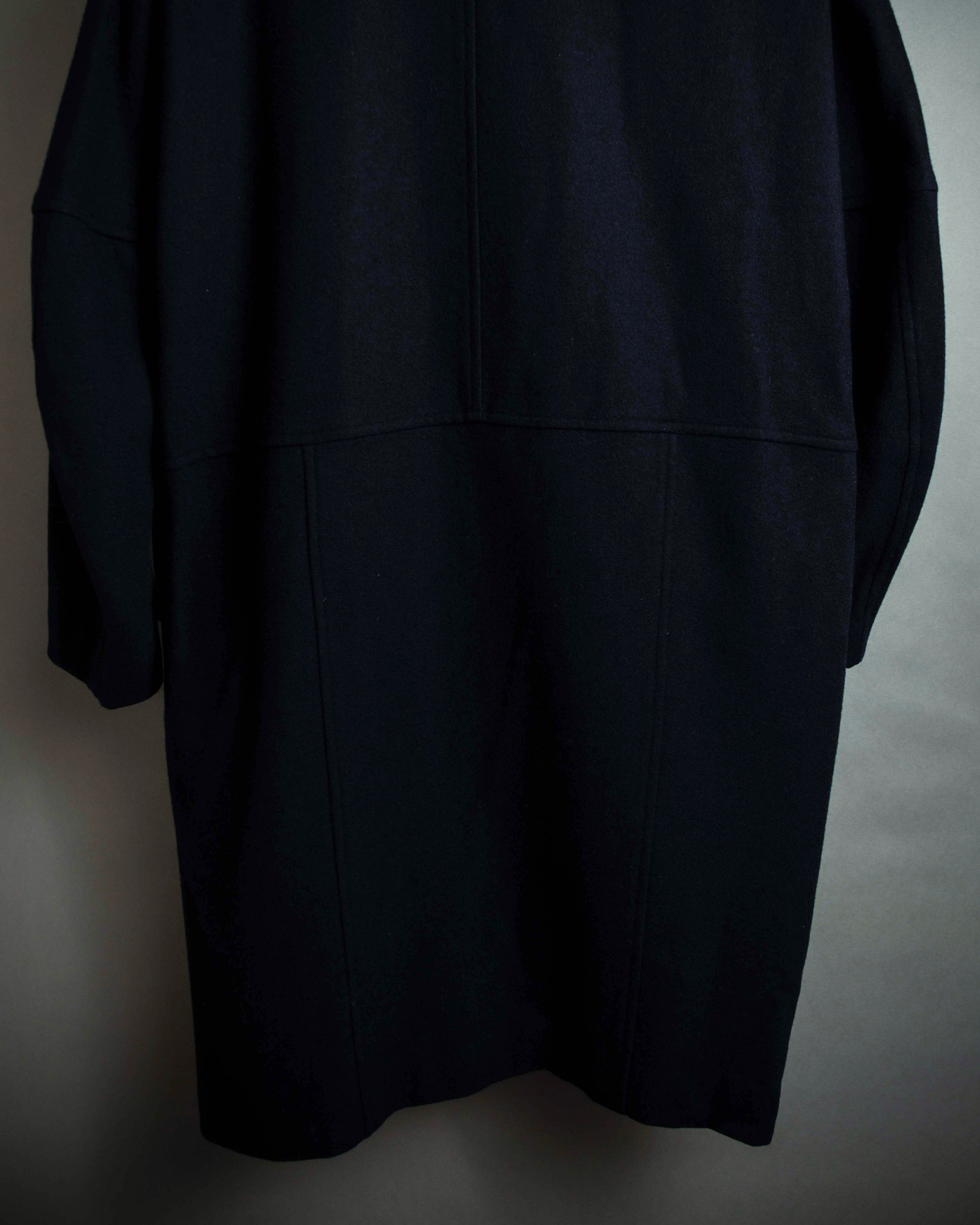 "COMME des GARCONS" 90's Front panel docking design chester coat