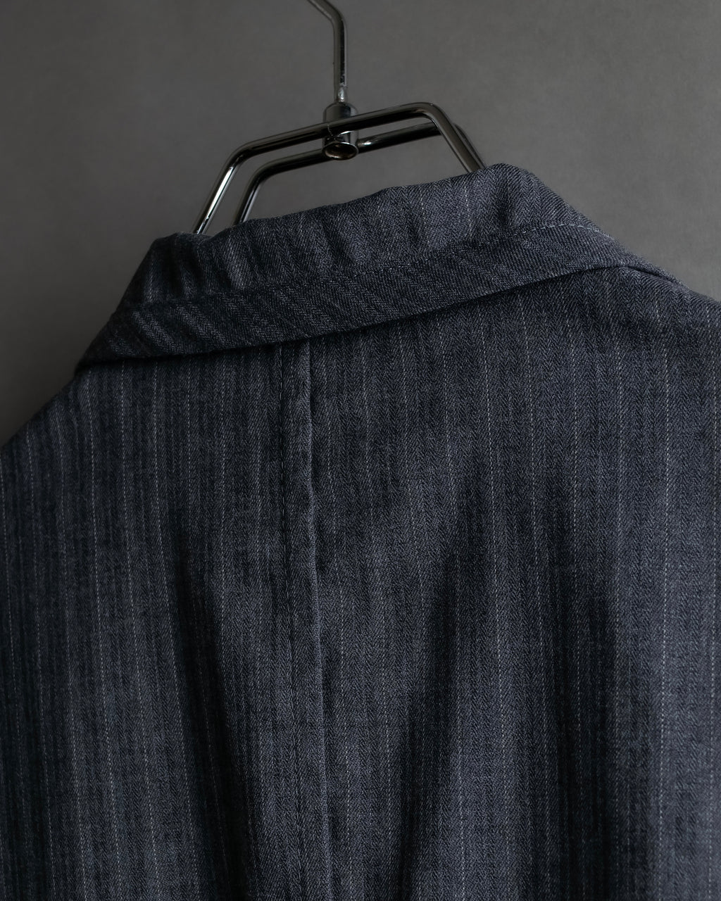 "COMME des GARCONS HOMME PLUS" 14SS modified lapel design striped jacket