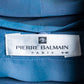 "PIERRE BALMAIN" Beautiful light blue color sheer bowtie blouse