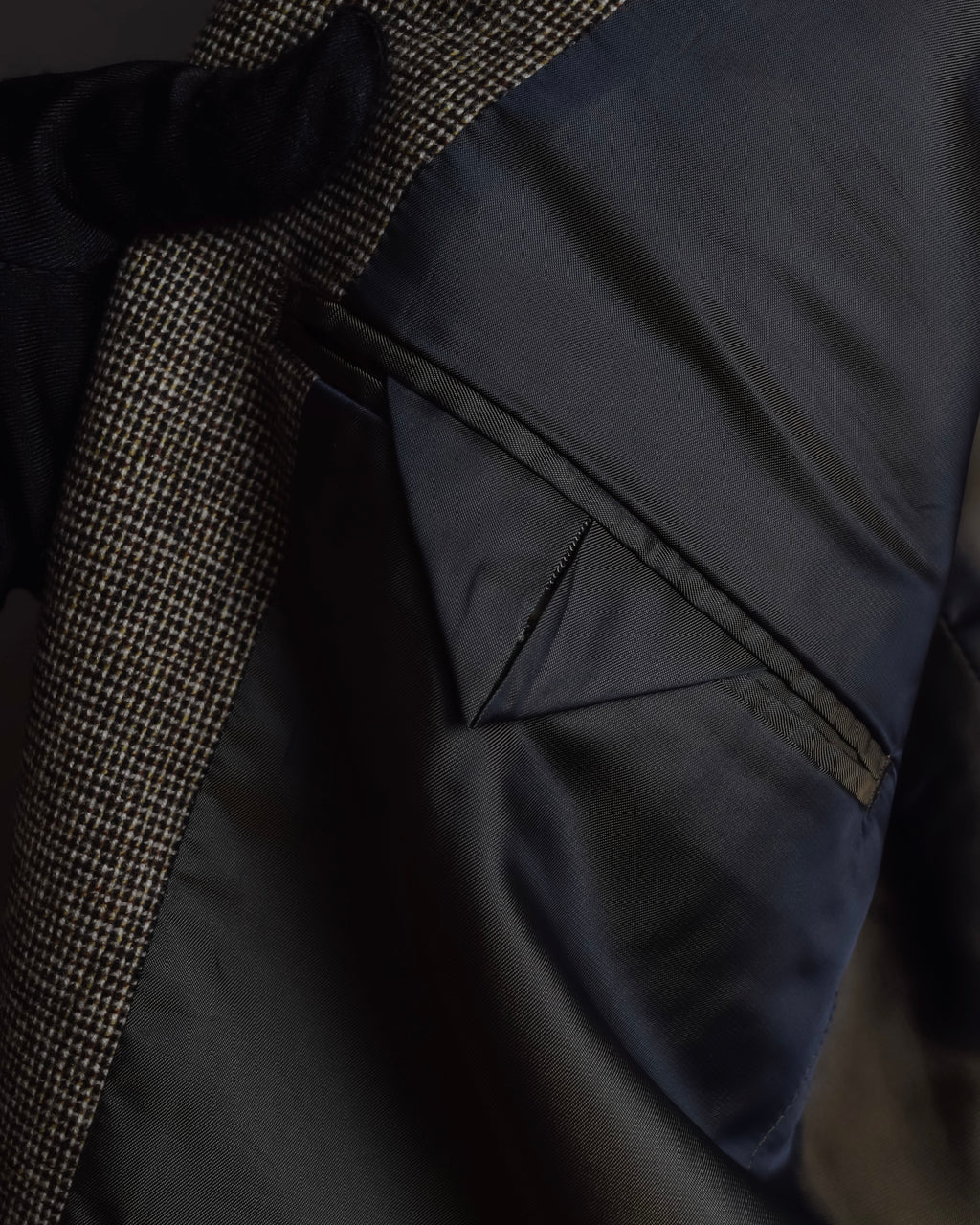 "BROOKS BROTHERS" Melange tweed three-piece suit