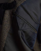 "BROOKS BROTHERS" Melange tweed three-piece suit