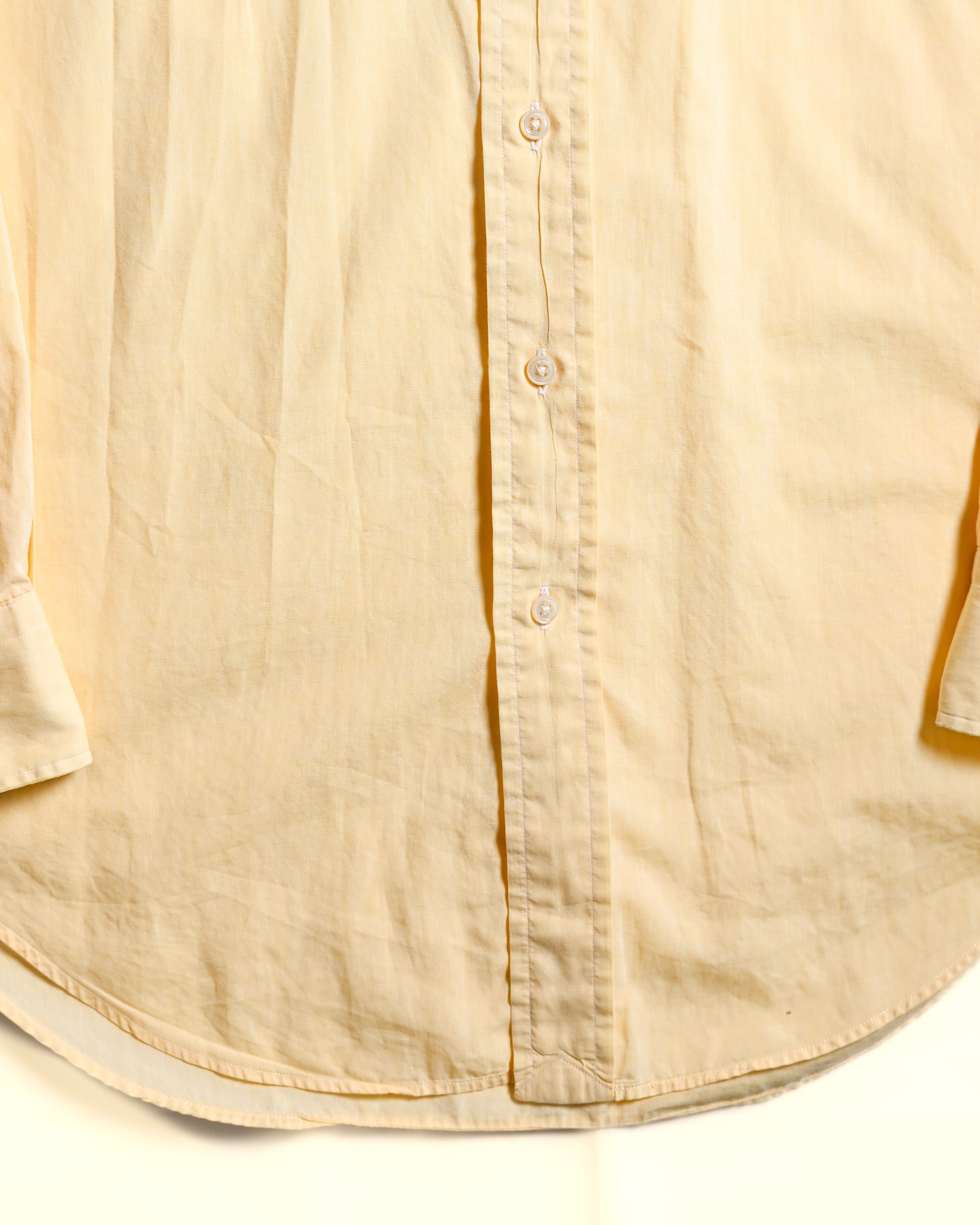 POLO Ralph Lauren/ “PHILIP” Relax Sized Cotton Shirt Yellow