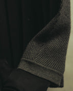 “HERMÈS” 00’s-10’s Cashmere silk ribbed V-neck cardigan