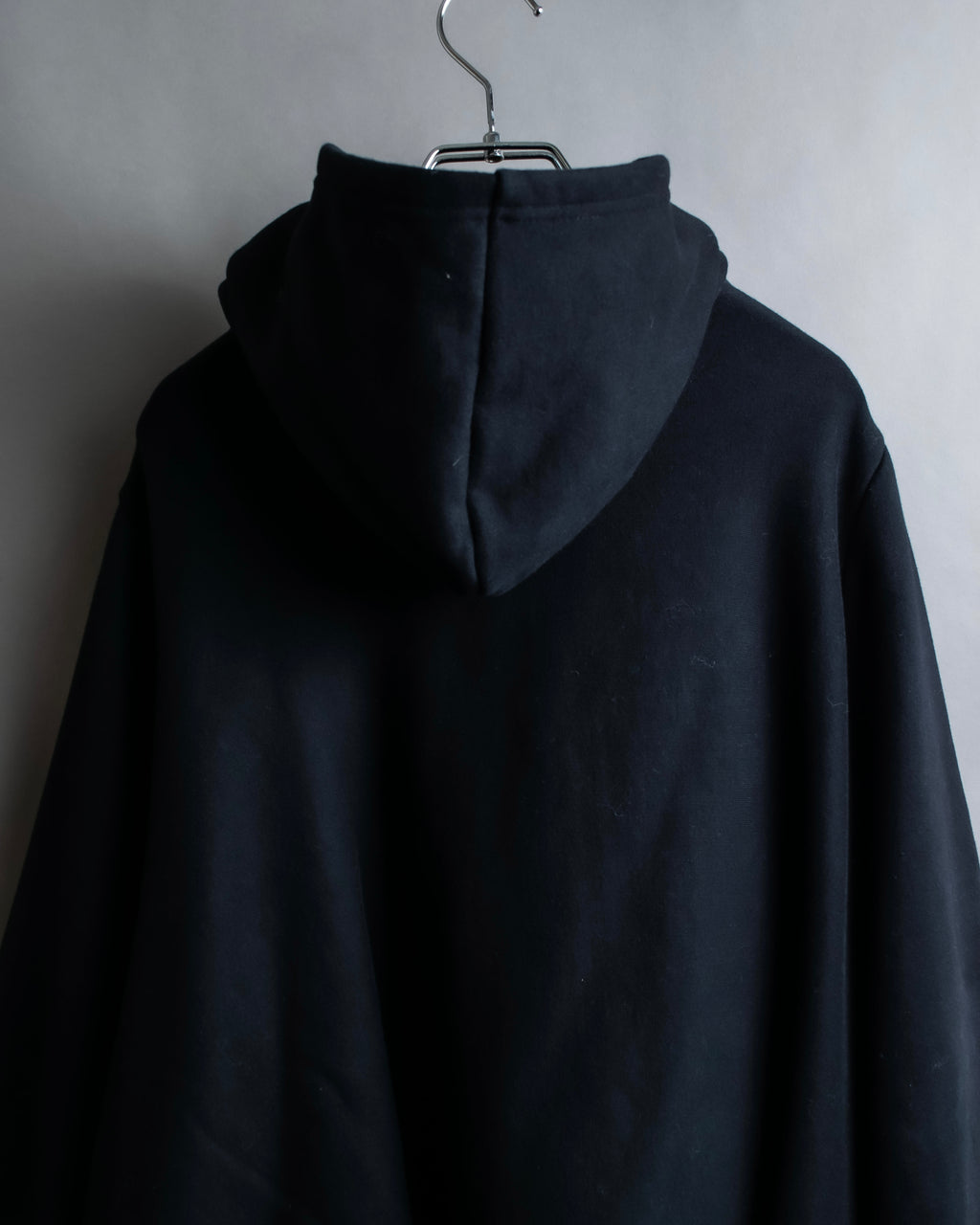 "BALENCIAGA" Oversized poncho flare silhouette hoodie