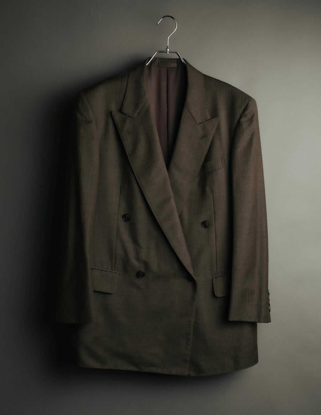 "BURBERRY LONDON" 00's-10's Classic striped double-breasted wool suit