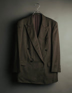 "BURBERRY LONDON" 00's-10's Classic striped double-breasted wool suit