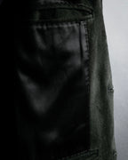 -SPECIAL- "GUCCI" 90’s Tom ford design suede tailored jacket