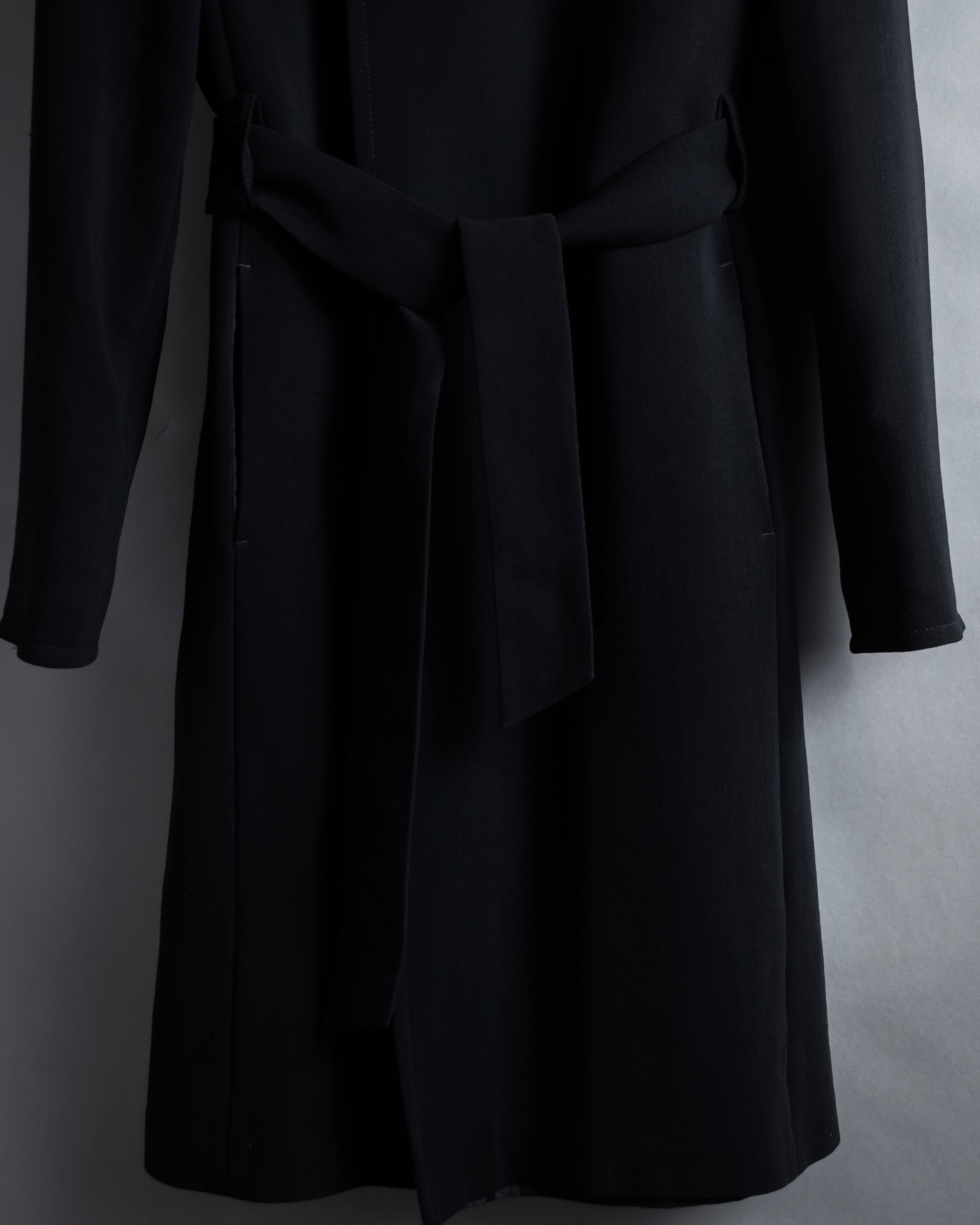 "Max Mara" Reversible belted collar coat