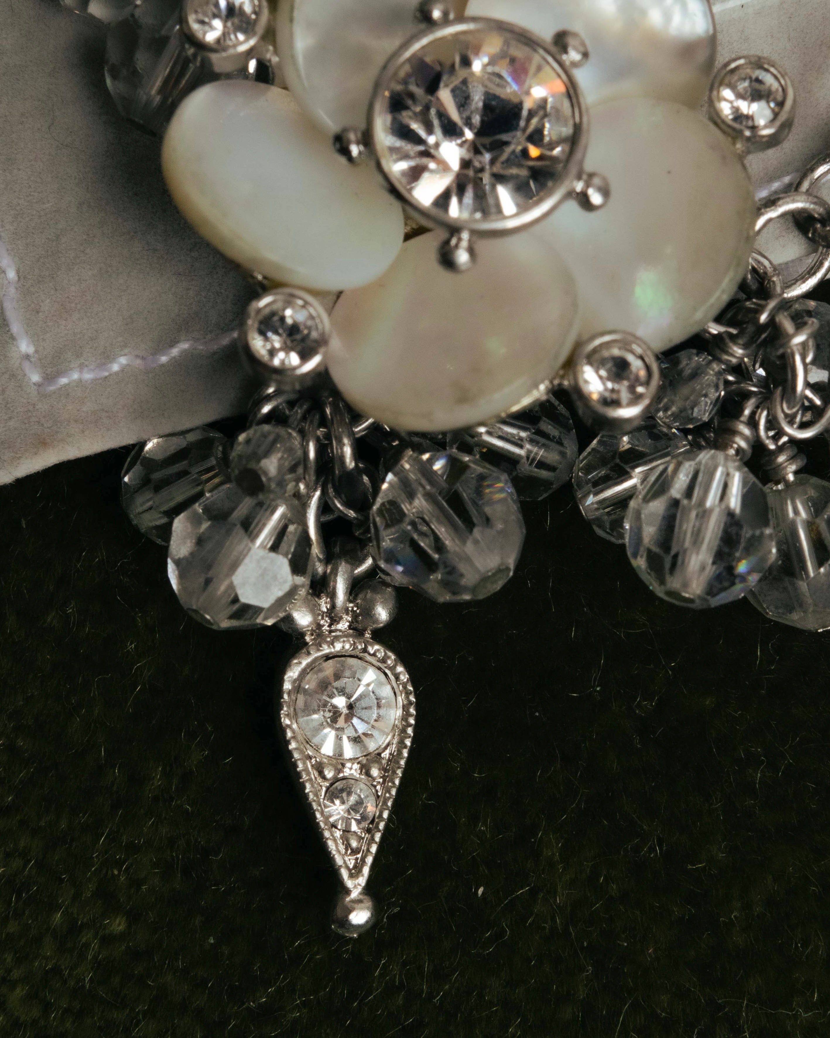 "Christian Dior" 00's Floral charm bracelet