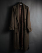 "CELINE" 70’s-80’s Archive sulky embroidered gown coat