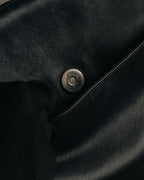 “Salvatore Ferragamo“ 2000’s Wood Gancini leather shoulder bag