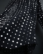 “COMME des GARÇONS” 2010SS Graphic polka dot cotton shirt