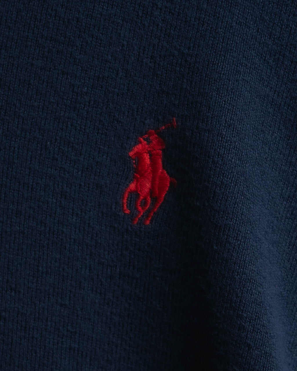 -MOOD MILLÉSIMES- Polo by Ralph Lauren” 90’s-00’s deep navy pima cotton knit vest
