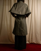 "BURBERRYS" Cape-attached design stand collar coat