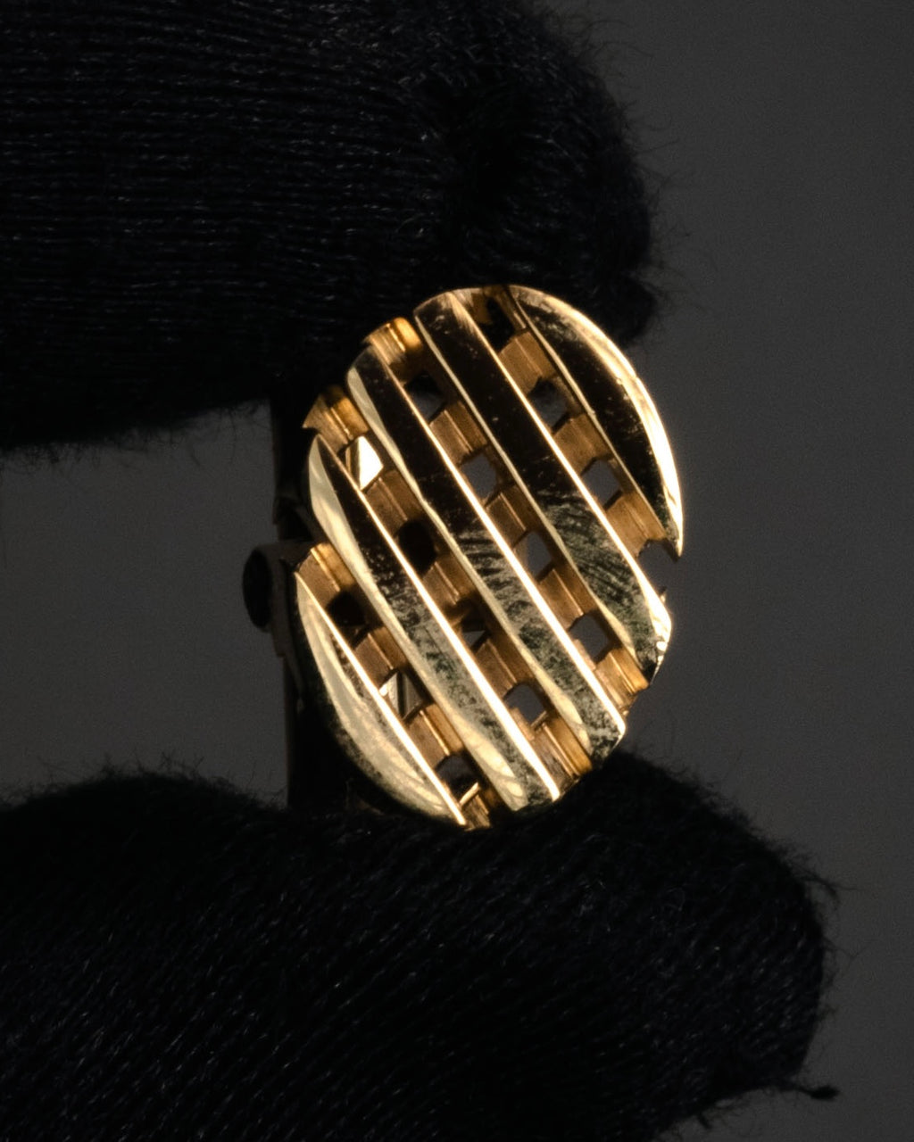 “Christian Dior” 70’s-80’s Geometric cut cufflinks