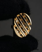 “Christian Dior” 70’s-80’s Geometric cut cufflinks