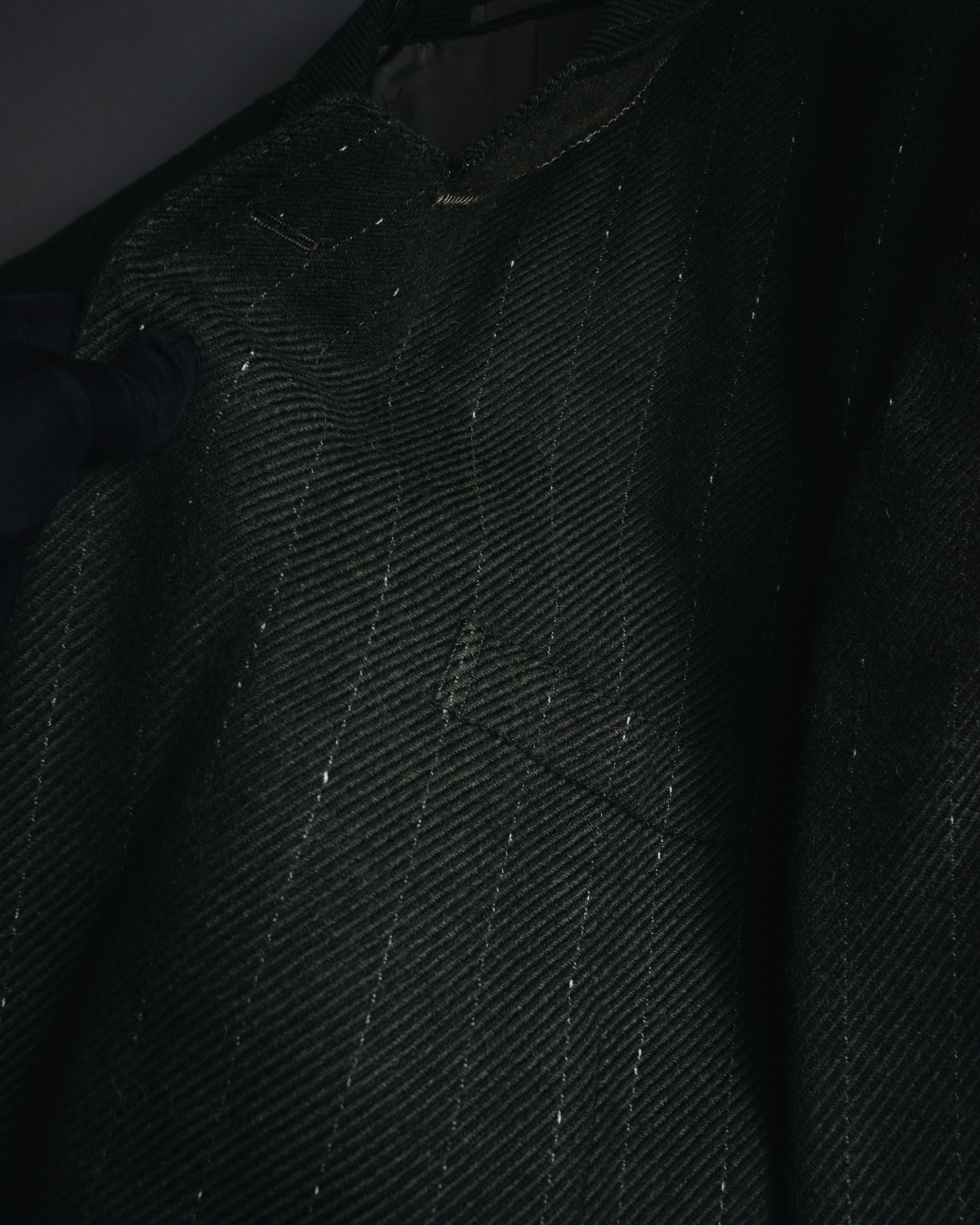 "Yves Saint Laurent diffusion hommes" 80’s-90’s structured glitter pinstripe wool suit set-up