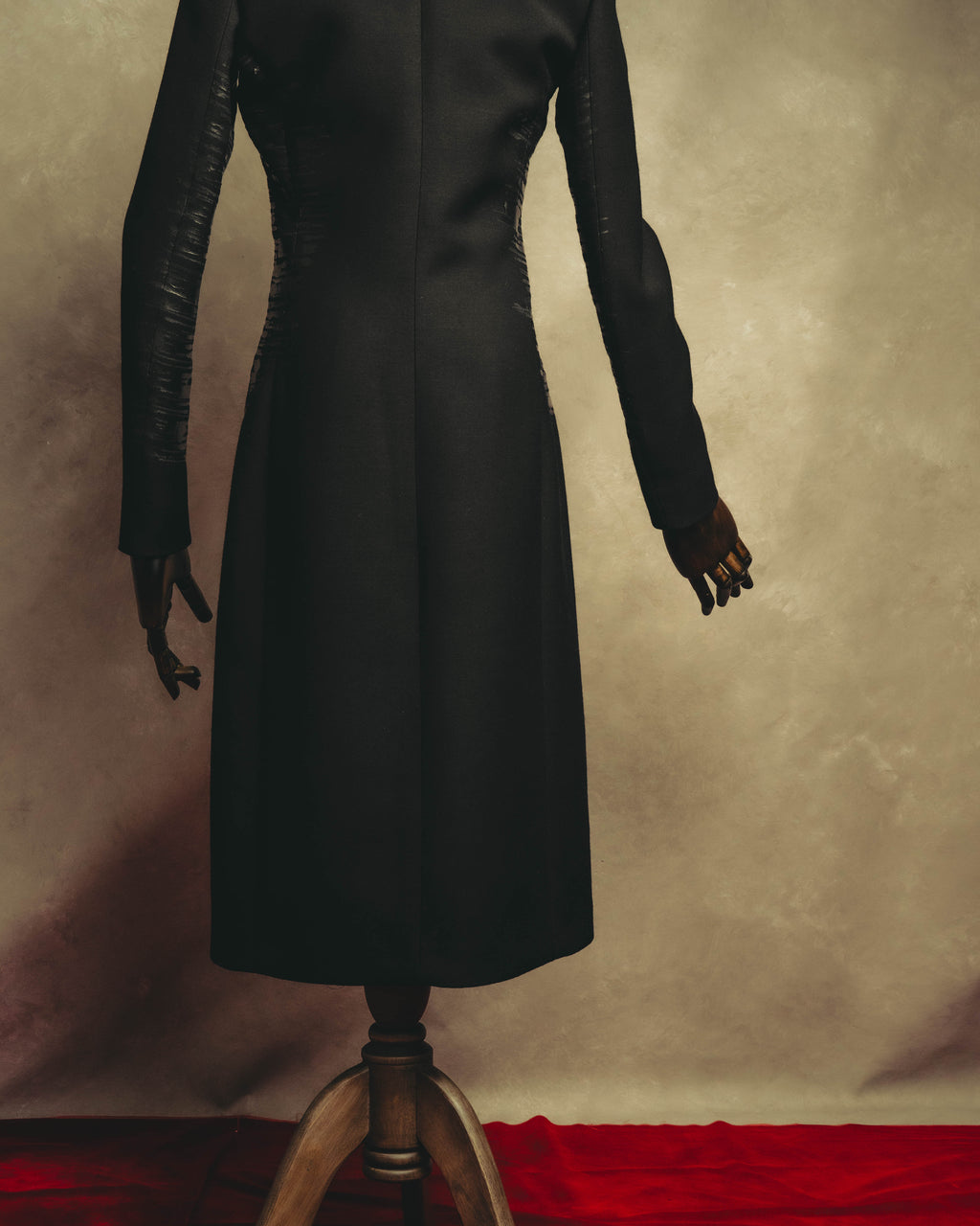 "Bottega Veneta" 90's-00's Sculptural tailored long coat