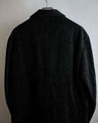 "BURBERRY" Thick wale corduroy oversized tailored jacket